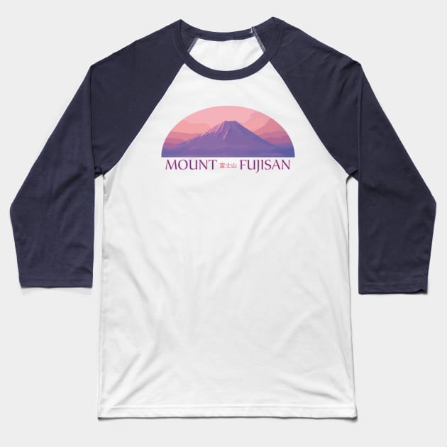 Fujisan Baseball T-Shirt by chrisbizkit